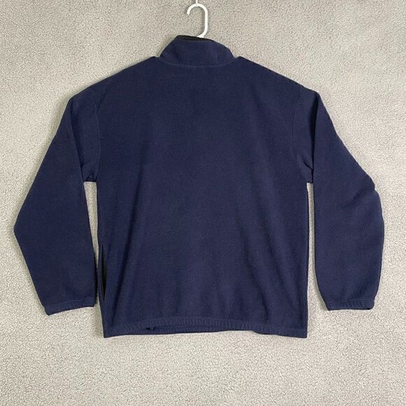Jeff Gordon Sweater Mens L Navy Chase Authentics Fleece 1/4 Zip Pullover - Picture 6 of 10